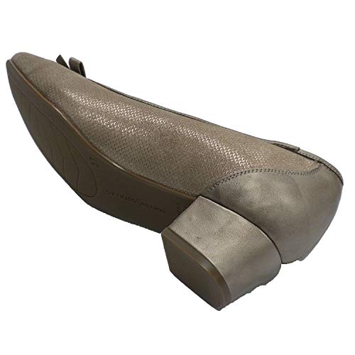 Zapato Mujer Tipo manoletina Especial Plantillas ortopédicas Doctor Cutillas en Dorado Talla 38