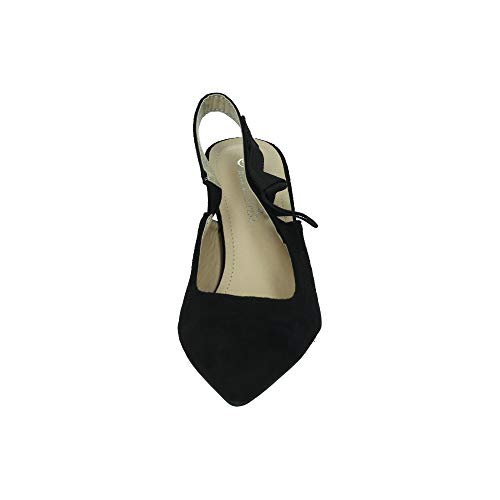 ZAPATOP 8061 Zapato Punta Nudo Mujer Zapatos TACÓN Negro 39