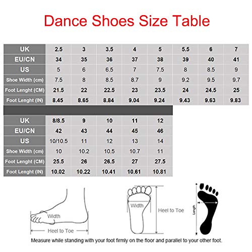 Zapatos Baile Latino Mujer Cuero Comodo Respirable Zapatillas Baile con Cordones Moderno Salon Salsa Jazz Flamenco Tacon