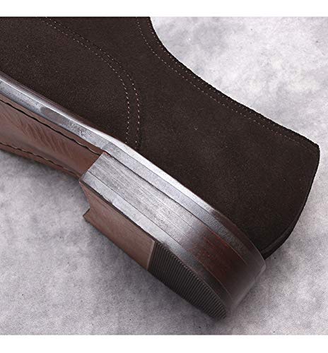 Zapatos Casuales para Hombre Zapatos De Trabajo De Negocios Antideslizantes De Cuero Más Anchos Zapatos Clásicos Elegantes Y Cómodos De Moda Oficina De Banquete De Boda En Forma,Black-37EU