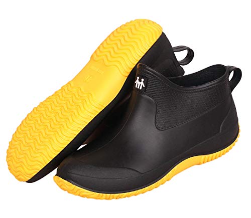 Zapatos de Agua de Goma para Mujer Zapatos de Jardinería Impermeables Botas de Agua de Nieve Resbalón Botas de Lluvia de Goma de Neopreno para Hombres Calzado de Lavado de Autos