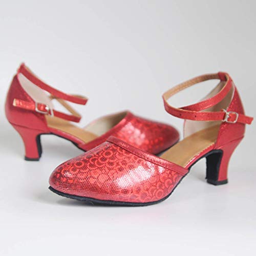 Zapatos de Baile dicomi salón de Baile para Mujeres Tango Salsa Latina Zapatos Lentejuelas Zapatos sociales