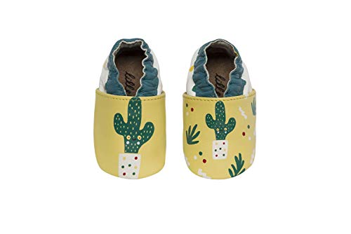 Zapatos de bebé con suela de ante antideslizantes, botines para bebés, niñas y niños de 0-24 meses, cuero suave, zapatillas para primeros pasos (16/17 0-6 Meses, Pinguino)