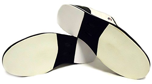  – Zapatos de bolos, 3 G Kicks, hombre y mujer, para diestros y zurdos en 4 colores, talla 36 – 48, color - blanco y negro, tamaño 41.5 (US 9)
