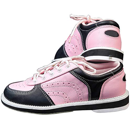 Zapatos de Bolos de Cuero de Las Mujeres para Niños Niñas y Niñas Chicos y Chicas