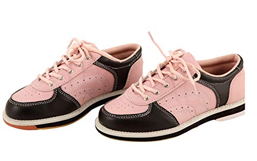Zapatos de Bolos de Cuero de Las Mujeres para Niños Niñas y Niñas Chicos y Chicas