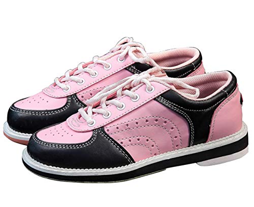 Zapatos de Bolos de Cuero de Las Mujeres para Niños Niñas y Niñas Chicos y Chicas