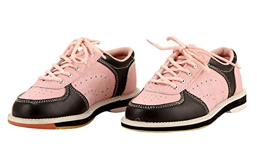 Zapatos de Bolos de Cuero de Las Mujeres para Niños Niñas y Niñas Chicos y Chicas