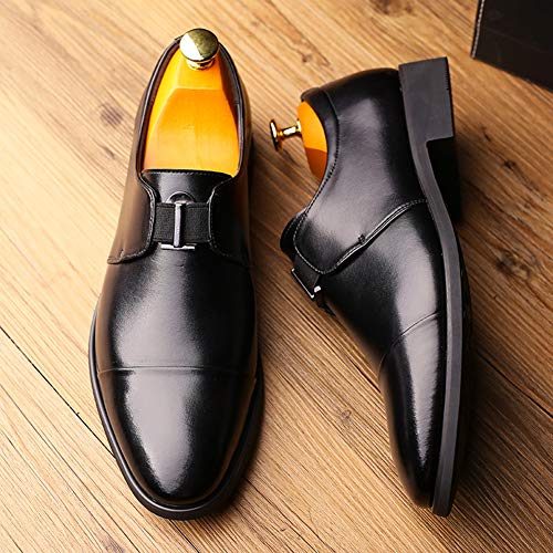 Zapatos de Cuero para Hombres Traje de Negocios Cuero Suave Zapatos Casual de Ciudad Zapatos de Ejercicio Casual.