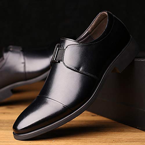 Zapatos de Cuero para Hombres Traje de Negocios Cuero Suave Zapatos Casual de Ciudad Zapatos de Ejercicio Casual.