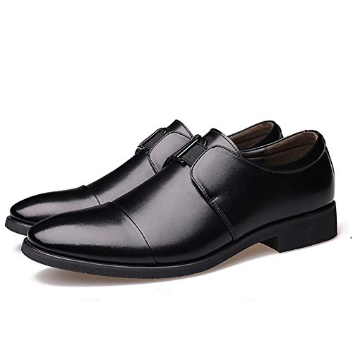 Zapatos de Cuero para Hombres Traje de Negocios Cuero Suave Zapatos Casual de Ciudad Zapatos de Ejercicio Casual.