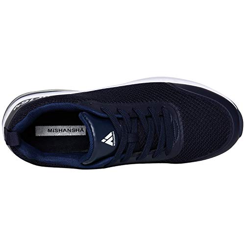 Zapatos de Deporte para Masculino Femenino Respirable Ligeras Zapatillas Running Unisex Adulto Antideslizante Goma Running Shoes Transpirables Malla Fitness Zapato, Sneaker Azul Oscuro 39