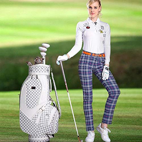 Zapatos de golf para mujer, clavos de fijación Zapatos de golf para damas Zapatos de entrenamiento de senderismo antideslizantes resistentes al desgaste para practicar golf de senderismo,Oro,36