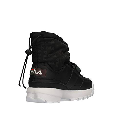 Zapatos de Mujer Botas FILA Disruptor Snow Mid WMN en Cuero Negro 1010750-25Y