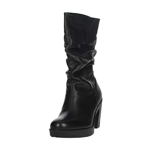 Zapatos de Mujer Botas IMAC en Cuero Negro 405680-1400-011