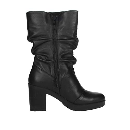 Zapatos de Mujer Botas IMAC en Cuero Negro 405680-1400-011
