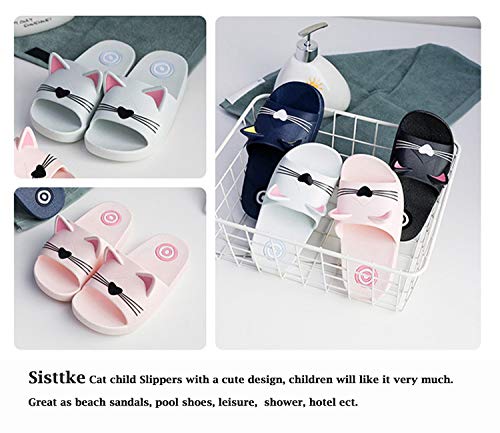 Zapatos de Playa y Piscina para Niña Niño Chanclas Sandalias Antideslizante Zapatillas Casa Verano, Niño Cielo Azul, 33/34 EU