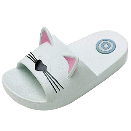 Zapatos de Playa y Piscina para Niña Niño Chanclas Sandalias Antideslizante Zapatillas Casa Verano, Niño Cielo Azul, 33/34 EU