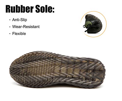 Zapatos de Seguridad para Hombre Transpirable Ligeras con Puntera de Acero Zapatillas de Seguridad Trabajo, Calzado de Industrial y Deportiva 39