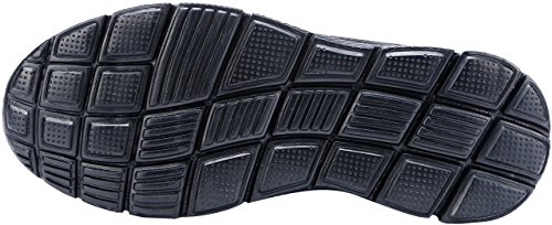 Zapatos de Seguridad para Unisex, S3 SRC Anti-Piercing Zapatillas de Trabajo con Puntera de Acero Zapatos de Industria y Construcción (Negro 37.5 EU)