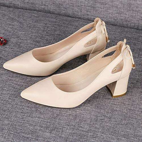 Zapatos de tacón bajo de mujer, Covermason Sandalias planas de moda punk tobillo sandalias simples