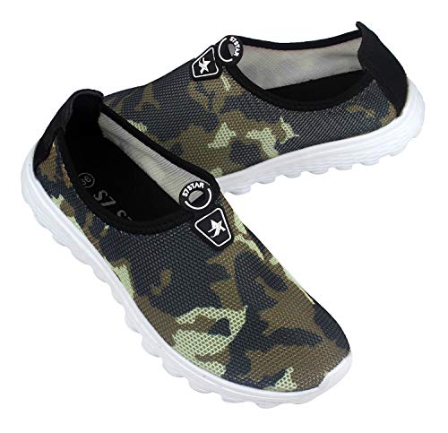 Zapatos Deportes de Maya, Zapatillas Deportivas Instantáneas para Mujer Suaves para Trotar o Caminar Vulcanizadas Tejidas Calzado para Verano (23311 Camuflaje, Numeric_38)