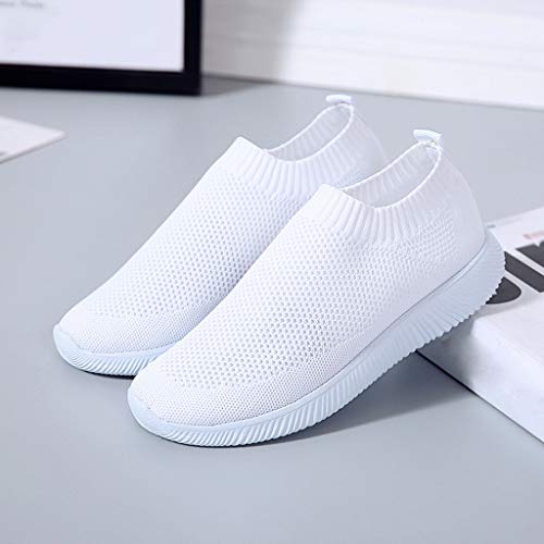 Zapatos deportivos ZODOF ZODOF Zapatillas Deportivas de Zapatos Sneakers Zapatillas Running Casual Yoga Calzado Deportivo para Hombre 36 EU Blanco