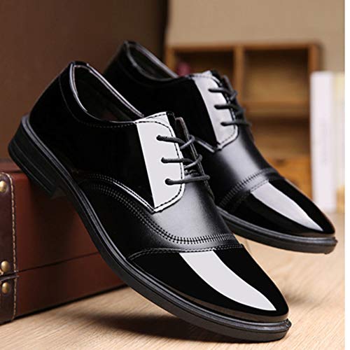 Zapatos Formales para Hombre, Zapatos Derby clásicos para Novio, para Fiesta de Boda, Zapatos de Negocios Resistentes al Desgaste, Zapatos de Uniforme de tacón bajo