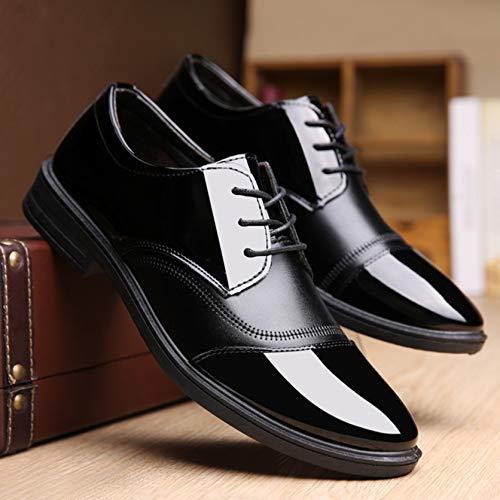 Zapatos Formales para Hombre, Zapatos Derby clásicos para Novio, para Fiesta de Boda, Zapatos de Negocios Resistentes al Desgaste, Zapatos de Uniforme de tacón bajo