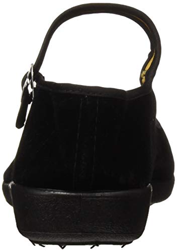 Zapatos Mary Jane de Terciopelo de Las Mujeres Algodón Negro Antigua Pekín Pisos de Tela Ejercicio de Yoga Zapatos de Baile (40 EU)，suba uno o Dos tamaños al Realizar el Pedido