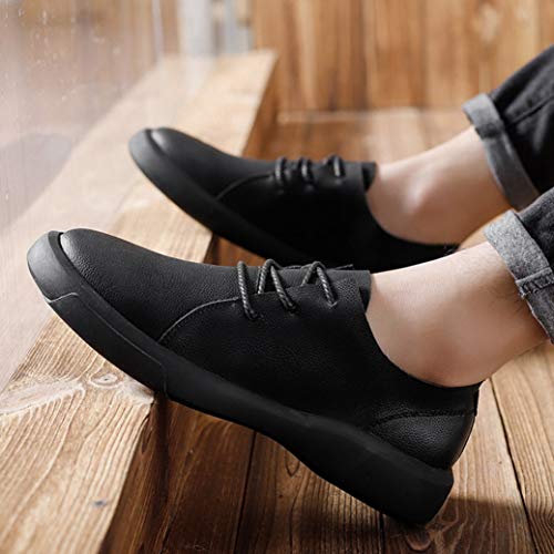 Zapatos Oxfords con Cordones para Hombres Zapatos Derby Four Seasons Office Business Wedding Zapatos de Vestir Diarios Zapatos Casuales para Caminar para Mujer Tallas Grandes