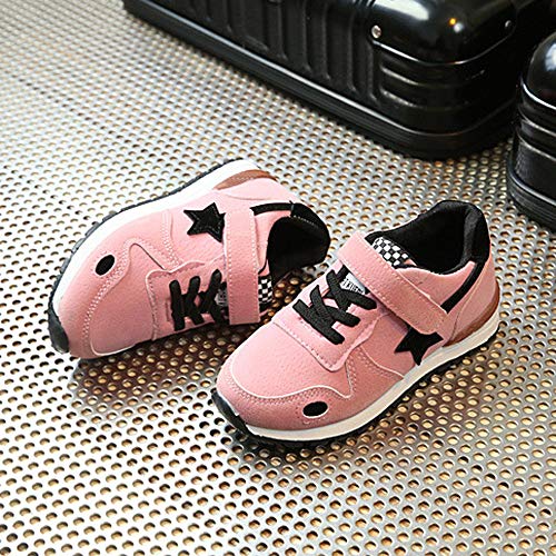 Zapatos para bebé Riou La Zapatilla de Deporte Antideslizante Zapatillas de Estrellas Malla de Fondo Suave Zapatos Deporte Chicos Chicas Calzado
