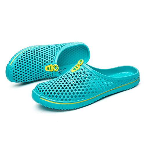 Zapatos para Hombres y Mujeres,riou Zapatos de los Amantes ahuecados en un Orificio de Pedal Zapatos Sandalias de Playa Botas de Lluvia Casual Conveniente Zapatillas