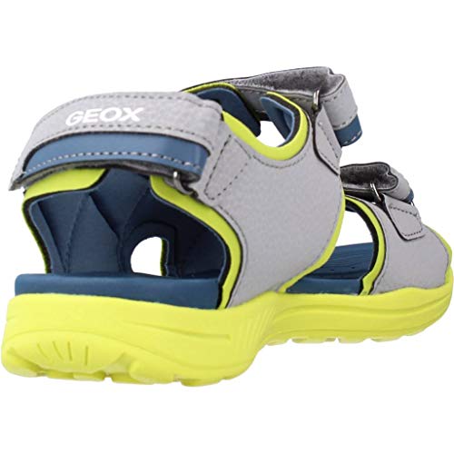 Zapatos para niños Sandalias GEOX J VANIETT B.A en Cuero Gris J025XA-0CE15-C0666