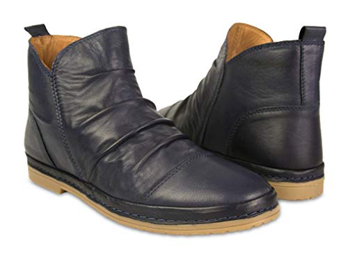 Zerimar Botines para Mujer | Botas Mujer Piel | Botines Mujer Bajos | Botas Mujer Piel de Vestir | Botines Mujer Elegante