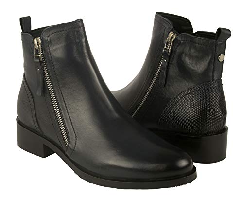 Zerimar Botines para Mujer | Botas Mujer Piel | Botines Mujer Bajos | Botas Mujer Piel de Vestir | Botines Mujer Elegante | Zapatos Mujer Piel
