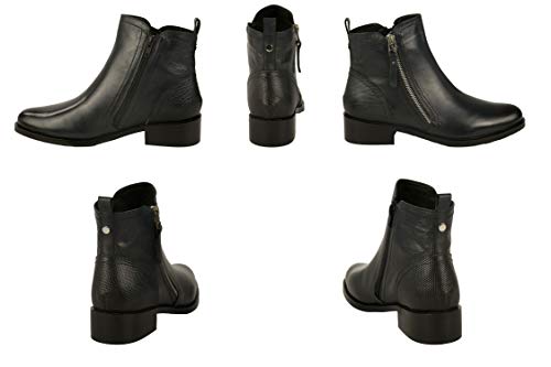 Zerimar Botines para Mujer | Botas Mujer Piel | Botines Mujer Bajos | Botas Mujer Piel de Vestir | Botines Mujer Elegante | Zapatos Mujer Piel