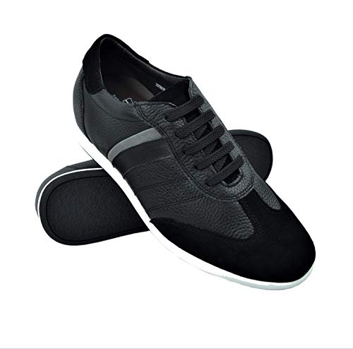 Zerimar Zapatos con Alzas Hombre| Zapatos Deportivos con Alzas Que Aumenta su Altura + 6,5 cm| Zapatillas Hombre de Vestir| Zapatos Hombre Casuales