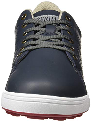 Zerimar Zapatos de Golf Hombre | Zapatos Hombre Deportivos | Zapatos Hombre Golf | Zapatillas Deporte Hombres | Zapatillas de Golf Hombre | Zapato Golf Piel | Color Azul Marino Talla 42
