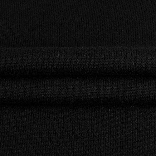 ZODOF Camisas Mujer Casual, Camiseta de Cuello Alto de Solapa Casual para Mujer Camisetas de Blusa de Hebilla Botón de Encaje O Cuello Túnica de Manga Larga Tops Blusa Camisas De Vestir