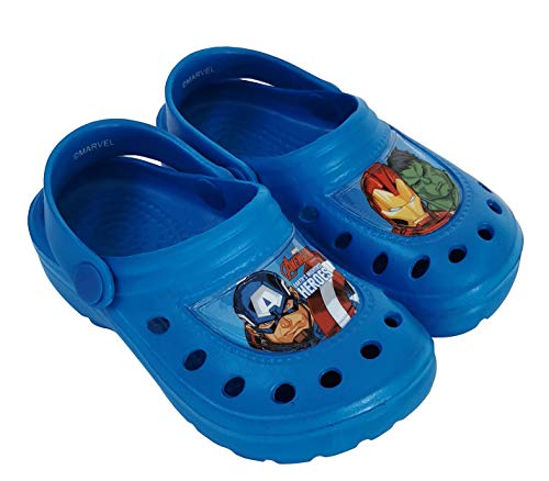 Zuecos Avengers Marvel para Playa o Piscina - Zuecos Los Vengadores Marvel para niños (Numeric_30)