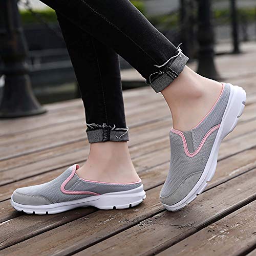Zuecos Hombres Unisex Zapatillas de Casa Comodas Zapatos para Mujer Hombre Exterior Casual Pantuflas Antideslizante Suaves Algodón Slippers