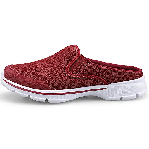 Zuecos Mujer Hombre de Playa Respirable Verano Antideslizante Cómodos Ligero Pantuflas de Interior Exterior Zapatillas de Estar por Casa