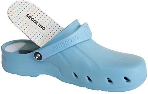 Zuecos Sanitarios Secolino Clog Shoe (39, Azul)