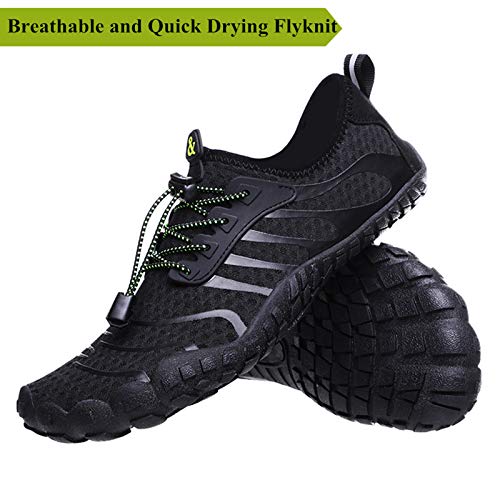 ZusFut Escarpines Hombres Barefoot Respirable Antideslizante Zapatos de Agua Hombre Escarpines Agua De Playa Rio Pesca Buceo Surf