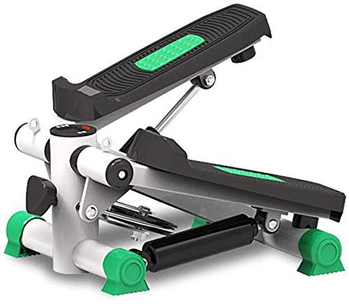 ZZTX Mini Entrenador de Fitness elíptico con máquina elíptica con Pedal Antideslizante, Pantalla HD, Zapatillas silenciosas para Gimnasio en casa, Deportes de Interior, Verde