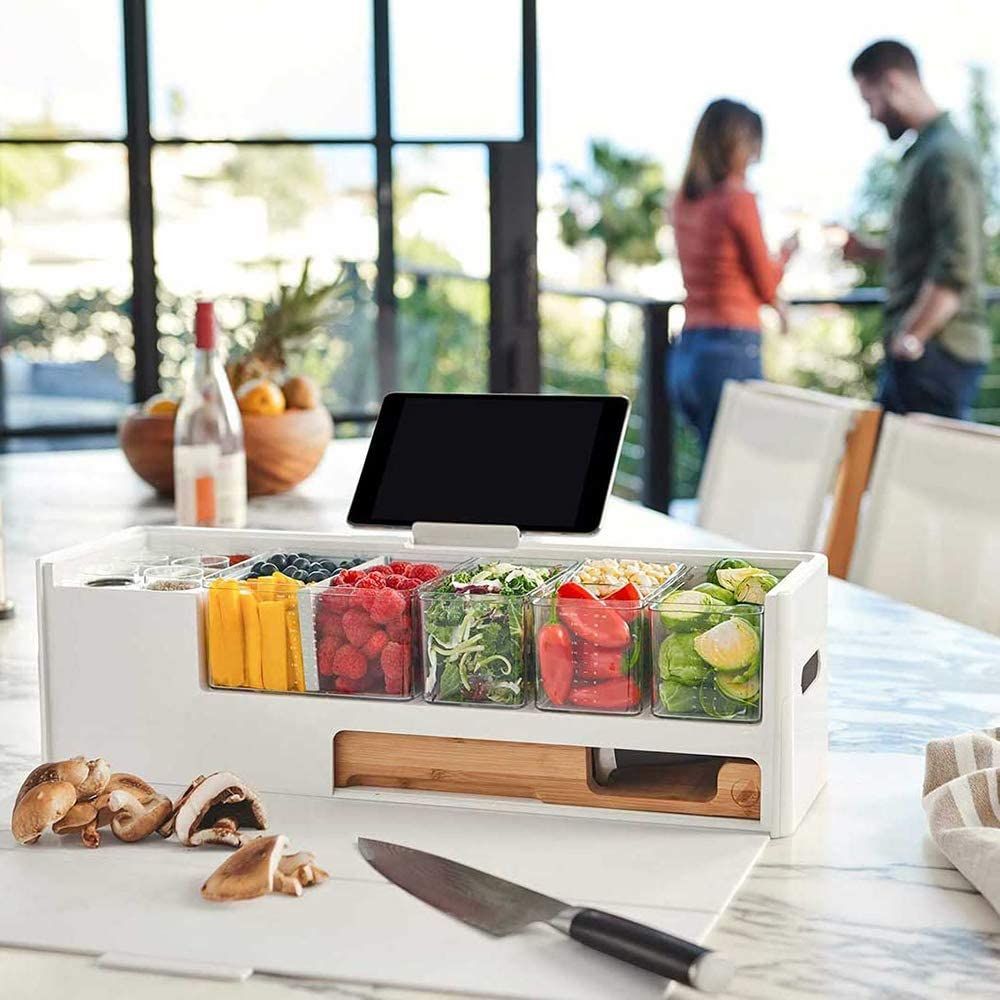 La gente en TikTok está amando el Prepdeck, que ayuda a hacer la preparación de la comida mucho más fácil