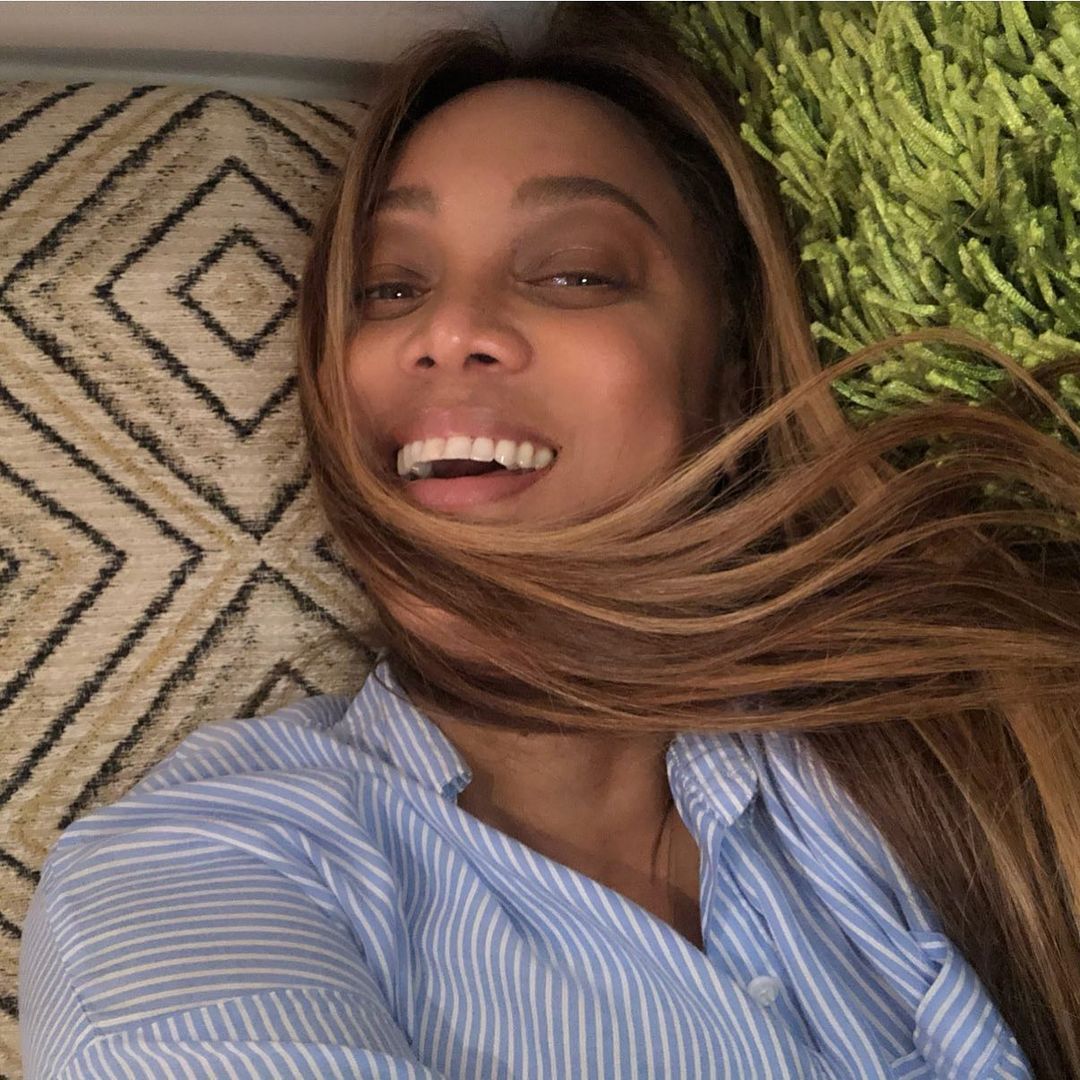 Tyra Banks, de 47 años, acaba de compartir un selfie sin maquillaje con un cándido mensaje en Instagram