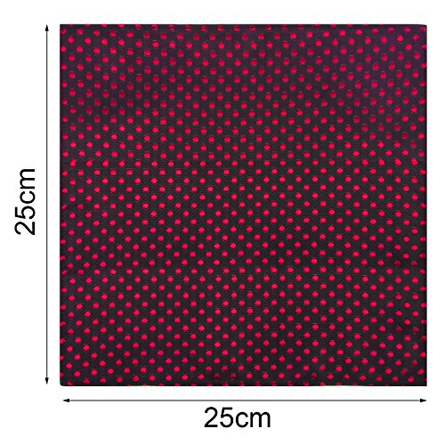 12 Piezas de Pañuelo de Puntos Cuadrado Pañuelo de Bolsillo de Traje de Hombres para Boda, Fiesta, Otras Ocasiones, 12 Colores