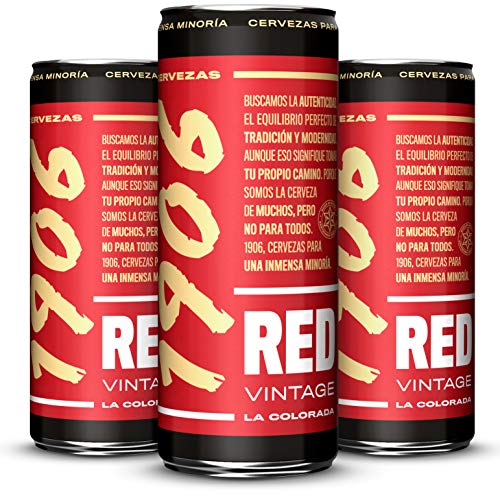 1906 Red Vintage Pack 24x33cl latas